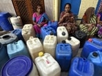 Ashok Bhasin, president of a federation of North Delhi residents’ welfare associations, said, “Tankers are not available and helplines are not responsive. Not everyone can afford sourcing water cans.” (HT Archive)