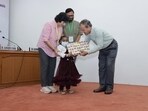 Children aged between 1.5 and 9 years, who have undergone successful treatment, were honoured for their courage and recovery on Day 1 of the conference. (HT Photo) Children aged between 1.5 and 9 years, who have undergone successful treatment, were honoured for their courage and recovery on Day 1 of the conference. (HT Photo)