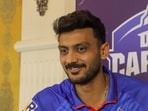 Delhi Capitals’ captain Axar Patel during a press conference. (PTI)