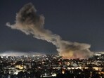 Iran US war: Smoke rises from Israeli airstrikes that struck a building in Dahiyeh, a southern suburb of Beirut, Lebanon. (AP Photo/Bilal Hussein, File)