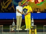 Suresh Raina inducted into the CSK Hall of Fame.