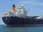 Ship-tracking data showed the vessels, the Pine Gas and Jag Vasant (seen in photo), set sail from the UAE coastline (Photo courtesy: VesselFinder)
