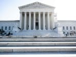The US Supreme Court is seen on the first day of a new term in Washington, DC, on October 7, 2024. (Photo by SAUL LOEB / AFP)