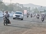 With the opening of one section of the new bridge, traffic is now flowing smoothly across three lanes, leading to a reduction in travel time by approximately 30 to 40 minutes. (Mahendra Kolhe/HT)