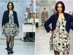 Aneet Padda stuns at Lakmé Fashion Week in Péro's floral appliqué mini dress. (Instagram)