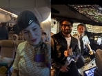 An Indian man asked to see the cockpit on an Etihad flight and was later allowed in, describing it as a memorable moment.