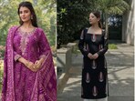 Full sleeve kurta sets for erratic March weather(Pinterest)