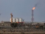A liquefied-natural-gas production facility in Qatar’s Ras Laffan Industrial City.