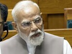 Prime Minister Narendra Modi addressing the Lok Sabha on Monday, outlining key responses to the escalating conflict in West Asia and India’s position on the issue.