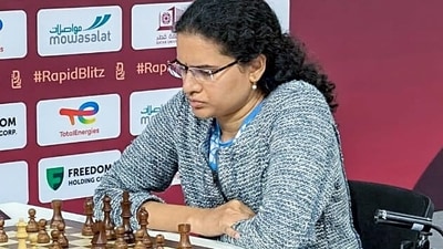 Koneru Humpy withdrew from the Women's Candidates 2026 due to security concerns. (@PiyushGoyal X) Koneru Humpy withdrew from the Women's Candidates 2026 due to security concerns. (@PiyushGoyal X)