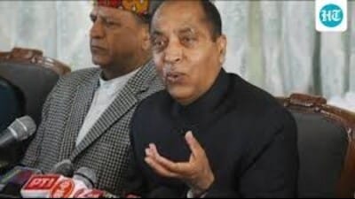 Himachal Pradesh leader of Opposition Jai Ram Thakur. (File) Himachal Pradesh leader of Opposition Jai Ram Thakur. (File)