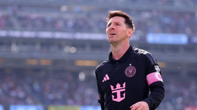 Lionel Messi looks on during the MLS match between New York City FC and Inter Miami CF at Yankee Stadium. (Getty Images via AFP) Lionel Messi looks on during the MLS match between New York City FC and Inter Miami CF at Yankee Stadium. (Getty Images via AFP)