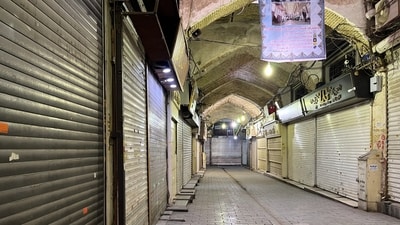 Shops are closed during protests in Tehran's centuries-old main bazaar, Iran, Tuesday, Jan. 6, 2026. (AP) (AP) Shops are closed during protests in Tehran's centuries-old main bazaar, Iran, Tuesday, Jan. 6, 2026. (AP) (AP)