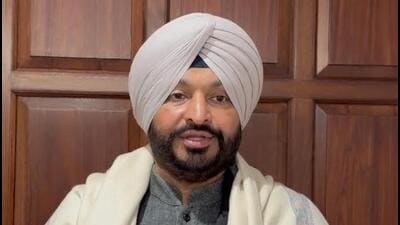 Union minister Ravneet Singh Bittu on Monday accused chief minister Bhagwant Mann of presiding over “lawlessness” in Punjab. (HT file photo) Union minister Ravneet Singh Bittu on Monday accused chief minister Bhagwant Mann of presiding over “lawlessness” in Punjab. (HT file photo)