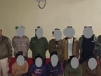 16 people including ten cadres of banned outfit People’s Revolutionary Party of Kangleipak-Red Army (PREPAK (RA) were arrested. (HT photo) 16 people including ten cadres of banned outfit People’s Revolutionary Party of Kangleipak-Red Army (PREPAK (RA) were arrested. (HT photo)