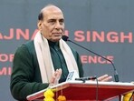 Union defence minister Rajnath Singh. (File photo.)
