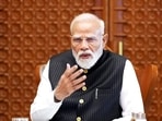 Prime Minister Narendra Modi chairs a high-level meeting to review the situation related to petroleum, crude, gas, power and fertiliser sectors in view of the evolving West Asia situation, on Sunday (PMO/ANI Video Grab File) Prime Minister Narendra Modi chairs a high-level meeting to review the situation related to petroleum, crude, gas, power and fertiliser sectors in view of the evolving West Asia situation, on Sunday (PMO/ANI Video Grab File)