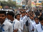 The overall pass percentage in the RBSE Class 5 exam 2025 was recorded at 97.47 per cent.(HT Photo/Representative Image)