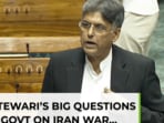 Congress MP corners govt over Iran war