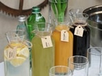Fruit juices lack fibre, which makes them a high-sugar drink. 