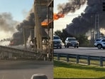 Emergency services' crews were reportedly seen rushing to the Valero refinery in Port Arthur, Texas, after residents in the neighbourhood reported a loud boom.
