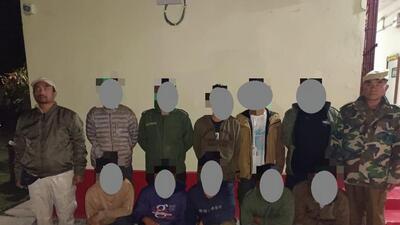 16 people including ten cadres of banned outfit People’s Revolutionary Party of Kangleipak-Red Army (PREPAK (RA) were arrested. (HT photo)