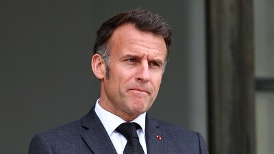 "I called on Iran to engage in good faith in negotiations in order to pave the way for de-escalation," Macron said. (REUTERS)