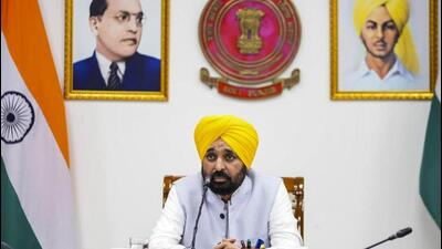 Punjab chief minister Bhagwant Mann on Tuesday dismissed calls for the Centre’s intervention and expressed confidence in the state’s law enforcement to investigate the alleged suicide of a state warehousing official. (HT file photo) Punjab chief minister Bhagwant Mann on Tuesday dismissed calls for the Centre’s intervention and expressed confidence in the state’s law enforcement to investigate the alleged suicide of a state warehousing official. (HT file photo)
