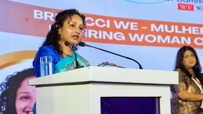 At the BRICS CCI WE Annual Summit, Kalpana Soren highlights the importance of amplifying marginalised women's voices. At the BRICS CCI WE Annual Summit, Kalpana Soren highlights the importance of amplifying marginalised women's voices.