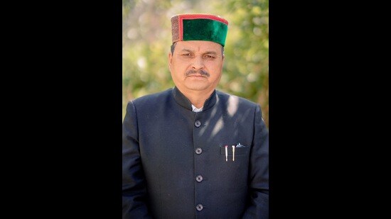 Chairman of Himachal Pradesh Wool Federation, Manoj Kumar. (HT Photo)