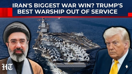 Trump's $13000000000 Warship USS Ford out of service after 'laundry fire'