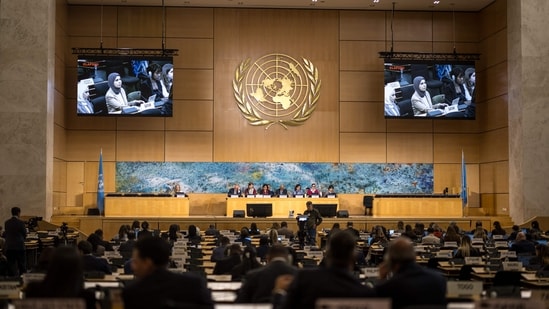 The Japanese activist urged the UNHRC to take concrete steps, including pressuring Pakistan to ratify international conventions related to enforced disappearances and indigenous rights. (AFP)