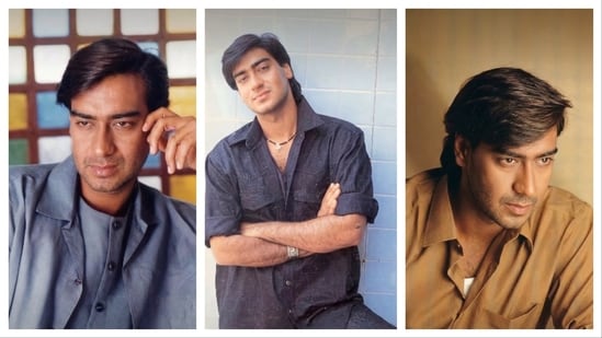 Ajay Devgn was known for his serious, tall, dark and handsome looks in the 90s.