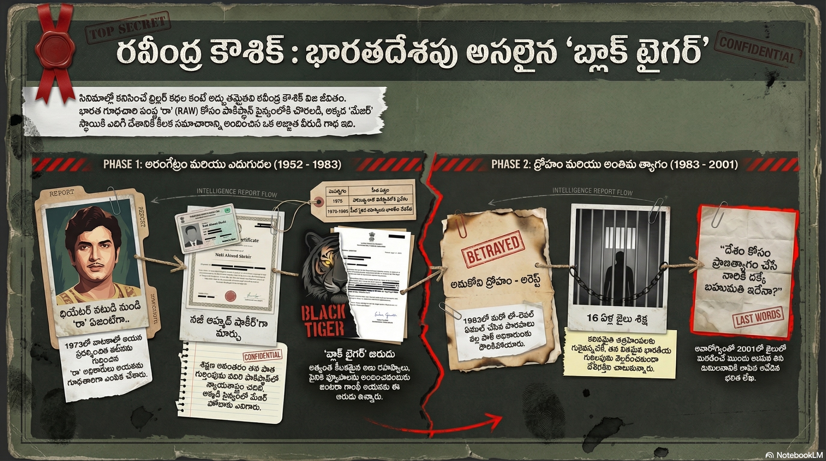రవీంద్ర కౌశిక్ జీవితం.. రవీంద్ర కౌశిక్ జీవితం..