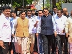 Maharashtra chief minister Devendra Fadnavis at the Maharashtra assembly in Mumbai, on Mar 25, 2025. (Raju Shinde/HT Photo)