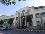 Mumbai, India - March 22, 2026: BEST Bhavan at Colaba BEST Depo, Colaba in Mumbai, India, on Sunday, March 22, 2026. (Photo by Anshuman Poyrekar/Hindustan Times) (Anshuman Poyrekar/HT Photo) Mumbai, India - March 22, 2026: BEST Bhavan at Colaba BEST Depo, Colaba in Mumbai, India, on Sunday, March 22, 2026. (Photo by Anshuman Poyrekar/Hindustan Times) (Anshuman Poyrekar/HT Photo)