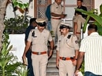 According to police, the man's charred body was found inside his car parked in a deserted area. According to police, the man's charred body was found inside his car parked in a deserted area.