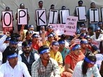 Sanitation workers from multiple states said they are forced into the work due to caste identity and lack basic safety gear while handling hazardous sewage. (Sanchit Khanna/ Hindustan Times)