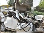 Surprisingly, even in 2020, when the country was under a strict lockdown and roads were deserted, 9,431 accidents occurred across the state. (HT Photo for representation)
