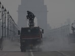 The Gupta government deployed misting poles and anti-smog guns along prestige corridors: Visible, photogenic, but scientifically cosmetic. (PTI)