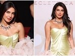 Priyanka Chopra attends an event hosted by Bvlgari in Milan. 