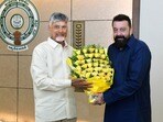 సీఎం చంద్రబాబుతో బాలీవుడ్ స్టార్ సంజయ్ దత్