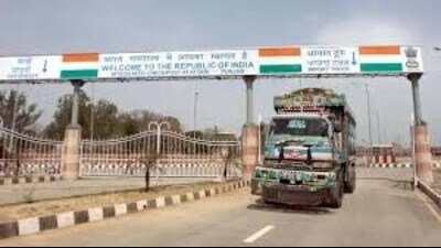 In the June 2019 operation, the Customs Department, Amritsar, had seized one of the biggest hauls of 532 kg of suspected heroin and 52 kg of suspected mixed narcotics at Attari ICP, Amritsar (HT File)