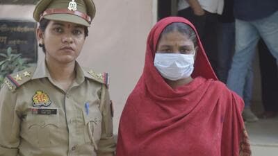 Officials said that suspect Haseena, a widow, has two children who stay with her sister. (Sakib Ali/HT)