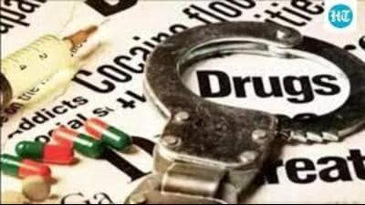 Officials said the action was taken as enforcement against drug prevalence in the state gathered considerable momentum in 2025 compared to 2024. (HT Photo for representation) Officials said the action was taken as enforcement against drug prevalence in the state gathered considerable momentum in 2025 compared to 2024. (HT Photo for representation)