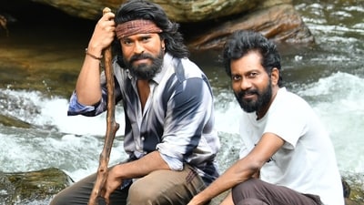 Ram Charan is shooting for Buchi Babu Sana's sports drama Peddi. Ram Charan is shooting for Buchi Babu Sana's sports drama Peddi.