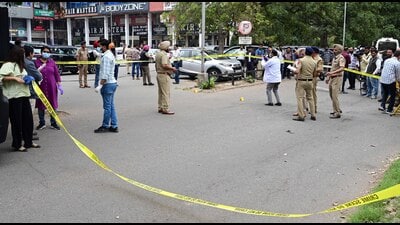 The defining symbol of this lawlessness unfolded last week in Chandigarh’s upscale Sector 9, where a property dealer was shot dead in a crowded, high-security zone. (HT File) The defining symbol of this lawlessness unfolded last week in Chandigarh’s upscale Sector 9, where a property dealer was shot dead in a crowded, high-security zone. (HT File)