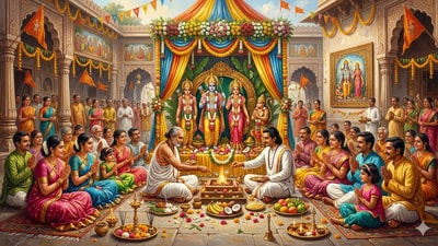 এ বছর কবে রামের জন্মোৎসব রামনবমী? জানুন শুভক্ষণ, তিথি এবং সঠিক পুজোর পদ্ধতি এ বছর কবে রামের জন্মোৎসব রামনবমী? জানুন শুভক্ষণ, তিথি এবং সঠিক পুজোর পদ্ধতি