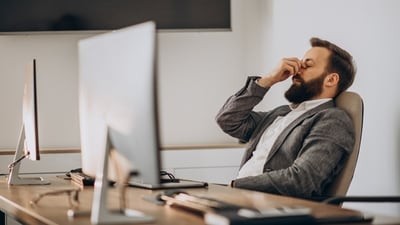 Staring at screens at work eventually takes a toll on your vision. (Picture credit: Freepik) Staring at screens at work eventually takes a toll on your vision. (Picture credit: Freepik)