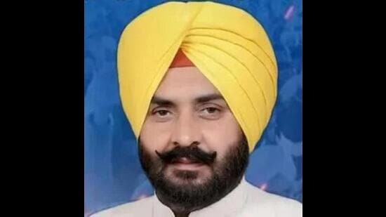 Aam Aadmi Party (AAP) MLA Harmeet Singh Pathanmajra was arrested from Gwalior in Madhya Pradesh on Tuesday night. (HT file photo)